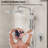 Wall Mount Pressure-Balanced Shower System, 10" Rainfall Shower Head with Slider Bar Handheld Spray-108999558