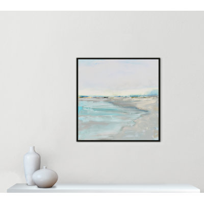 Inlet at Dusk - Square Version Print par Val Rhodes