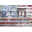 Reproduction d’art sur bois « patriotic overlay » par parvez taj-21252186