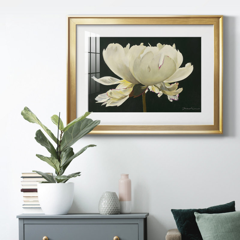 Aglow - Impression de cadre photo sur papier, Encadrement doré, H 18,5 po x l 24,5 po x P 1,5 po