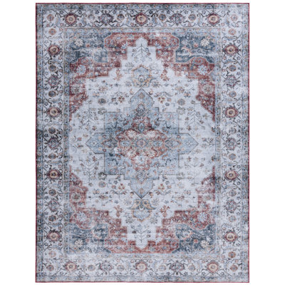Melhado Performance Machine Washable Oriental Rug
