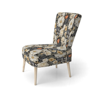 Chaise d'appoint rembourrée Urban Bohemian Poppies