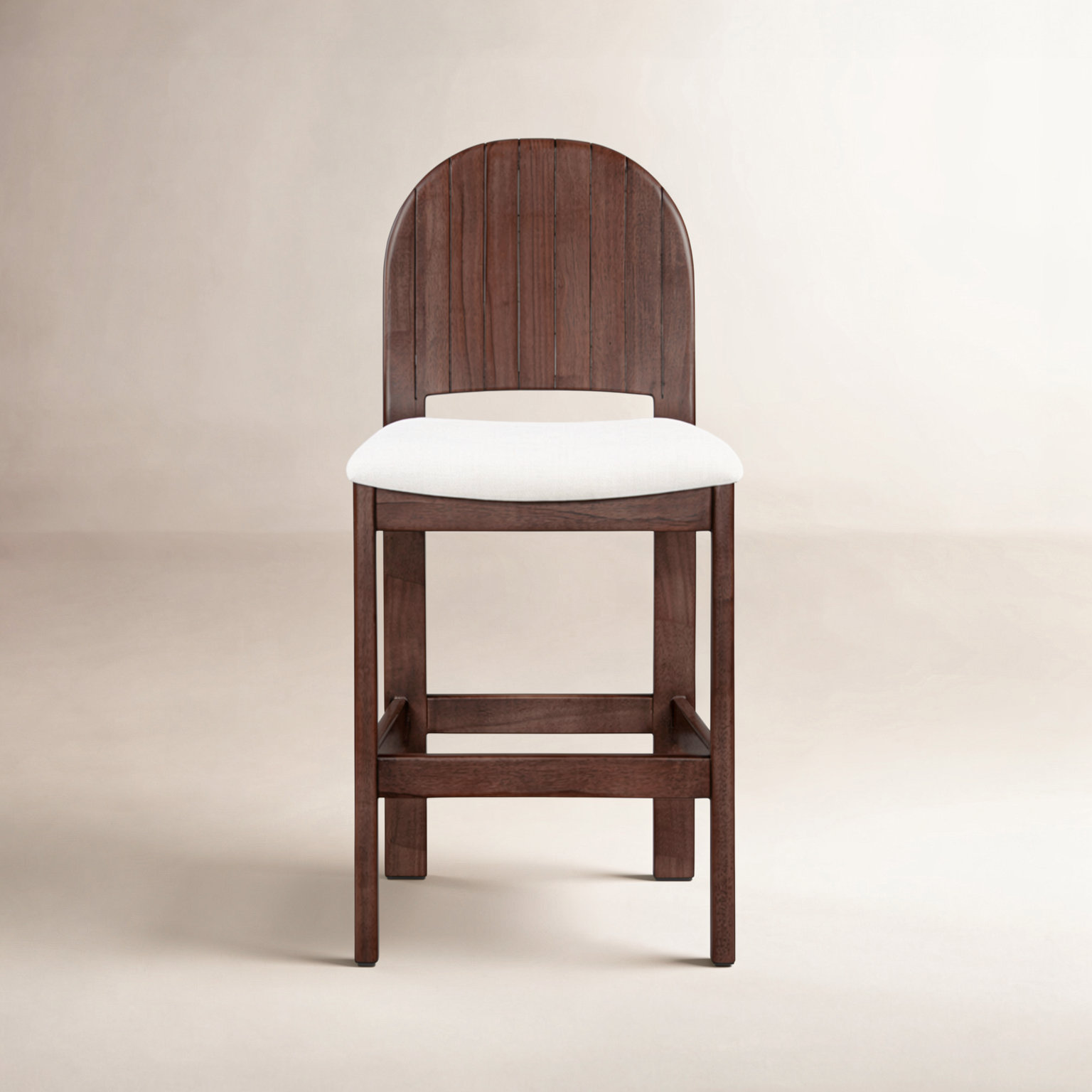 Crossley 25" Bar Stool, White