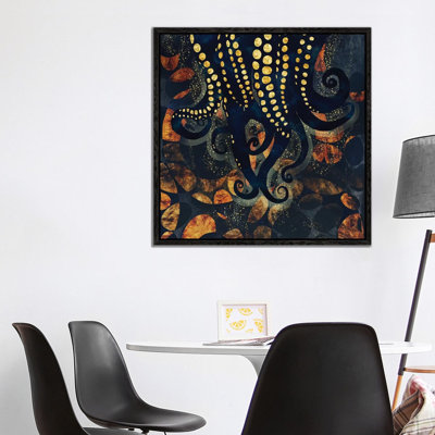 Metallic Ocean I - Print on Canvas