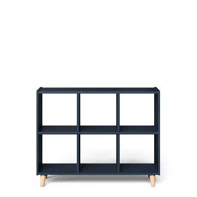 Six cubes horizontaux