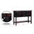 Retro Style Solid Wood Sideboard Console Table with Drawers, Cabinets and Shelf, Ideal for Multi - purpose Storage in Various Rooms