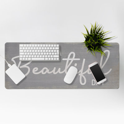 Tapis de bureau imprimé «Have a Beautiful Day», par Lil 'Rue