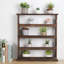 Moise 5 Piece Paulownia Solid Wood Tiered Shelf