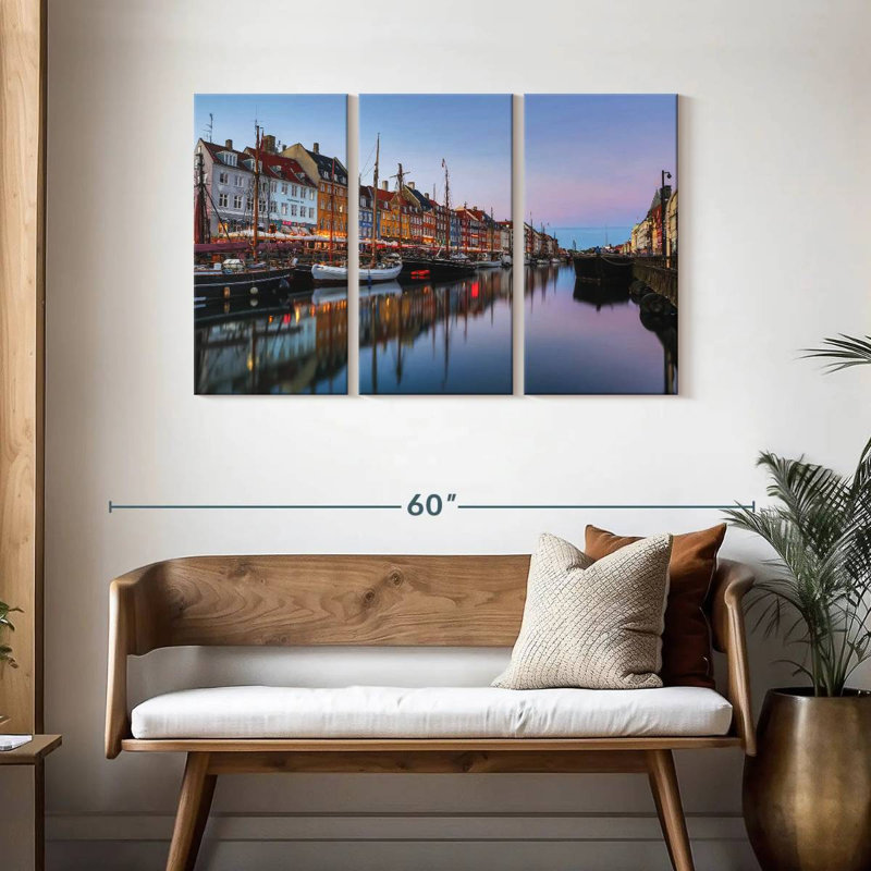 Nouveau port Tergel Nyhavn, H 28 po x l 45 po
