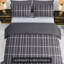 Soft Touch Reversible Duvet Cover Set with Secure Zipper & Corner Ties-122017724-124910936