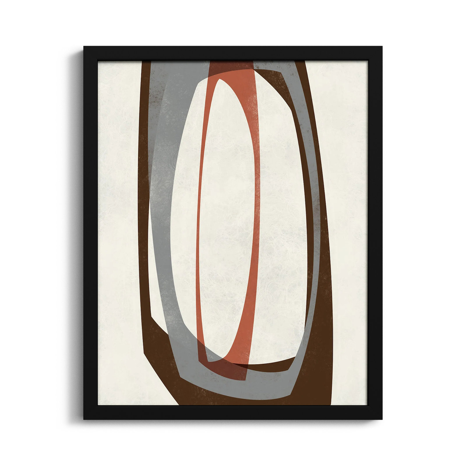 Orbit 5 by Jacques Pilon, Black Framed, 25" H x 20" W