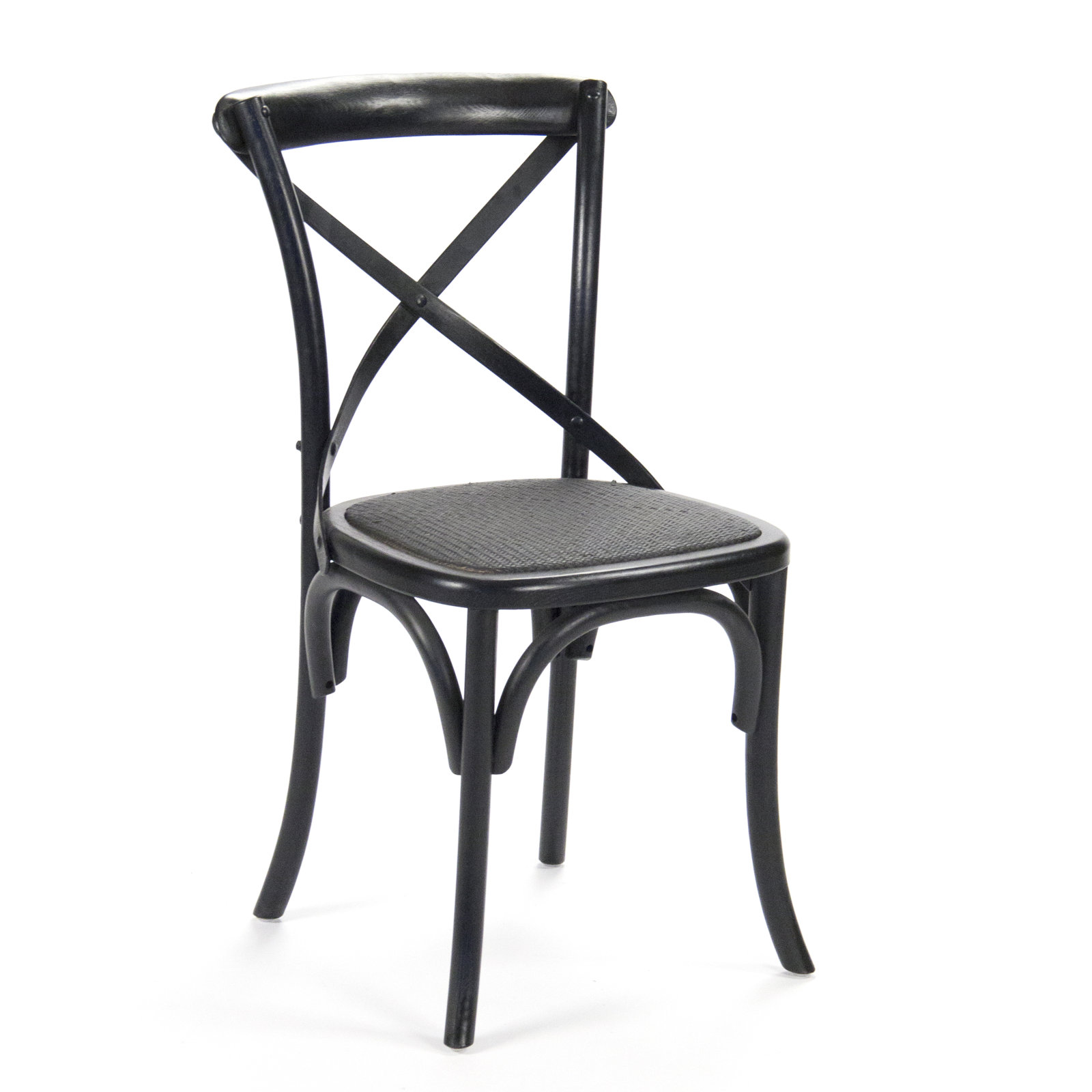 Parisienne Cafe Dining Chair, Antique Black