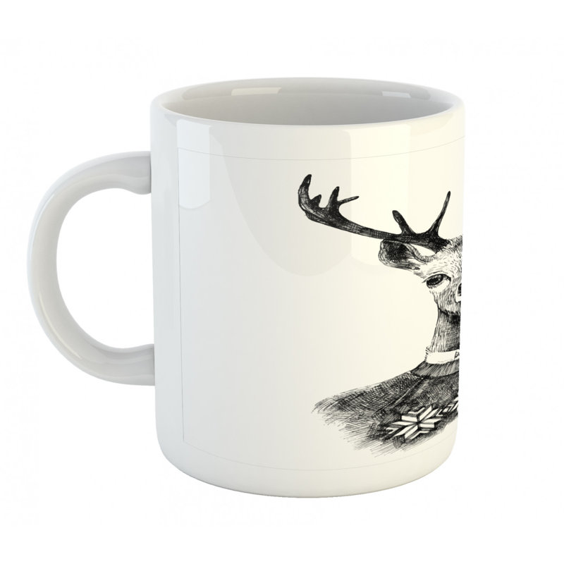 Grande tasse à café éléphants