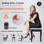 Ensemble coiffeuse avec miroir lumineux et tabouret coussiné Hayter-1272958634