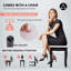 Hayter  Makeup Vanity Set with Rotating Lighted Mirror and Cushioned Stool-1272958634