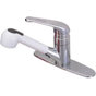 Blanc / chrome poli
