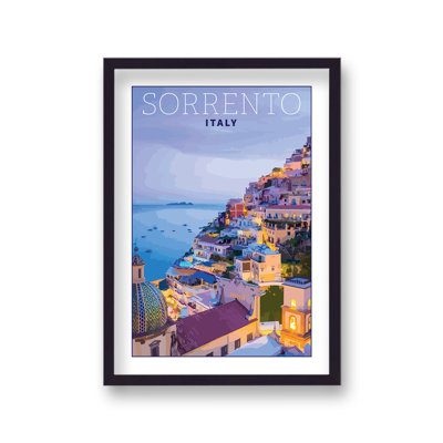 Italy Sorrento Travel Print - Single Picture Frame Print