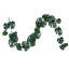 Vickerman 71" Artificial Green Monstera Garland. Maintenance free.