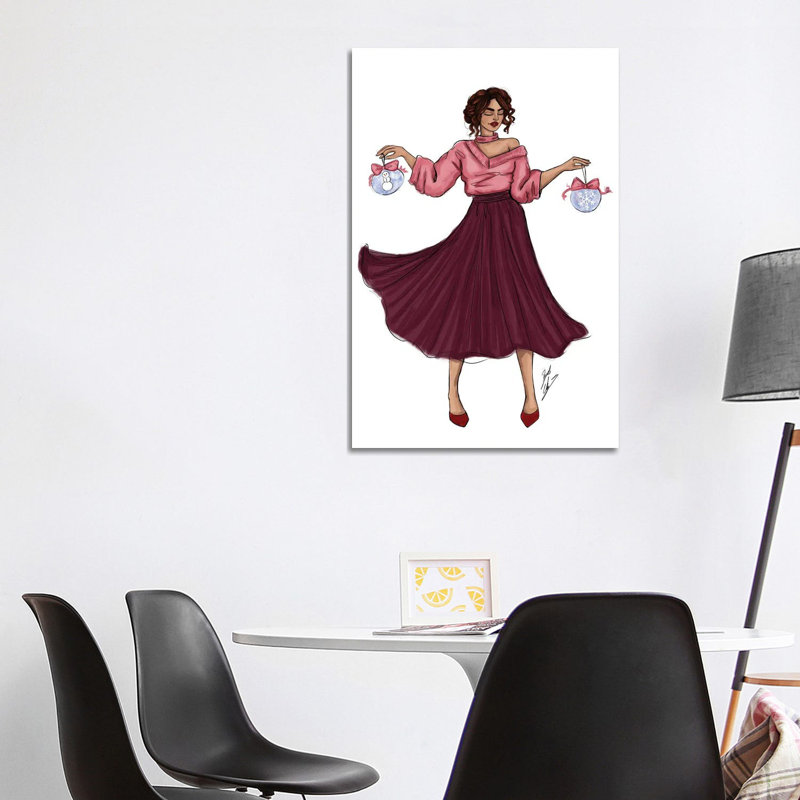 Tis The Season by Brooke Ashley - Wrapped Canvas Painting, 101.6 cm H x 66.04 cm W