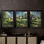 LANDSCAPES Series XCV III - Toile tendue avec châssis sur mesure - 3 pièces-117242967-117242970