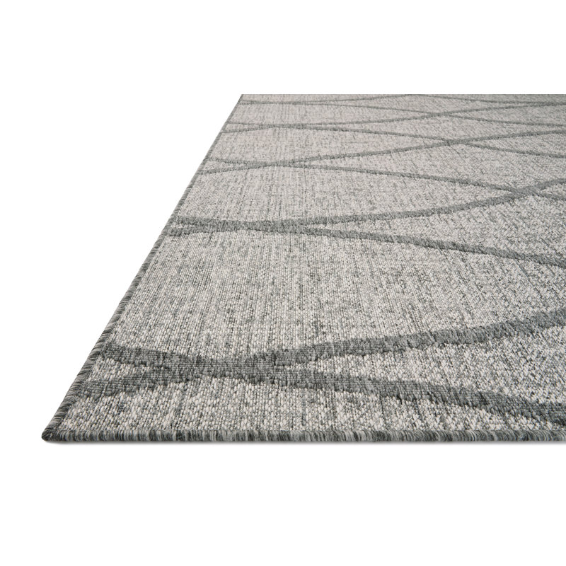 Baggs Abstract Indoor / Outdoor Rug, Rectangle 11'6" x 15'