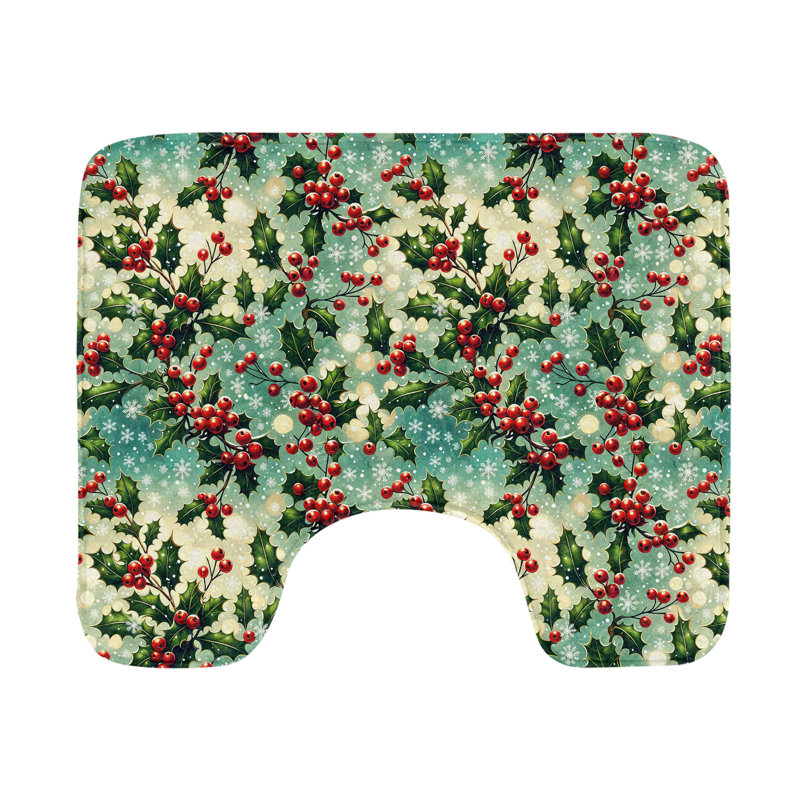  Tapis de salle de bain en U Christmas
