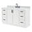 ARIEL Kellie 49 Single Sink Bathroom Vanity with Italian Carrara Marble Top-99405059-124984827