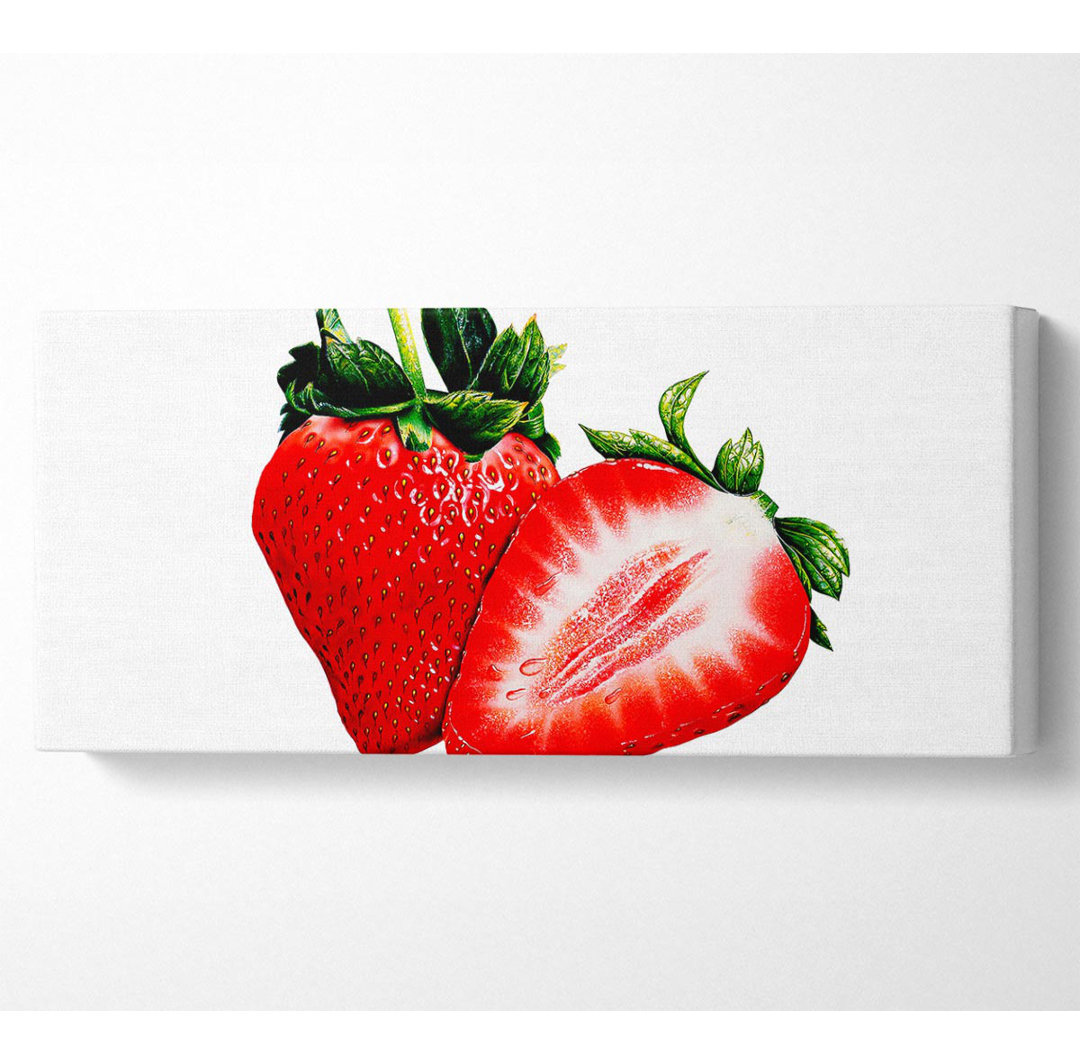 Strawberrys - Kunstdrucke auf Leinwand - Wrapped Canvas