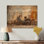Rustic Vintage Cycle Ride - Art mural en bois de bicyclette sur bois de pin naturel