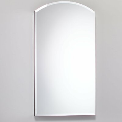 MC2430D4ABRE4 M Series 24"" x 30"" x 4"" Arch Beveled Single Door Medicine Cabinet with Right Hinge  Integrated Outlet  Interior Light  Mirror Defogger -  Robern