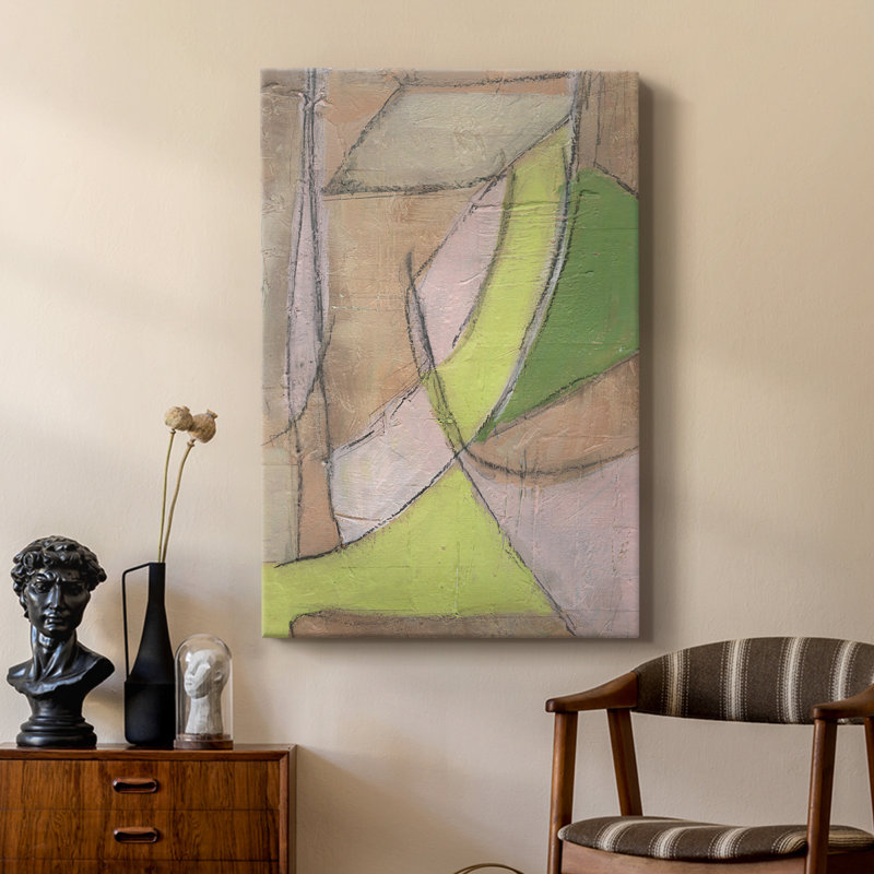 Many Layers II -Custom Wrapped Gallery Cavas, 12" H x 8" W