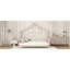 Lit plateforme simple en métal, rose-1991379150