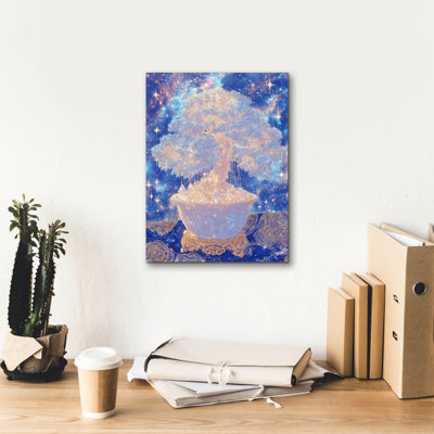  'Magical Bonsai Tree' by Rich Monet Canvas Wall Art, 12" x 16"