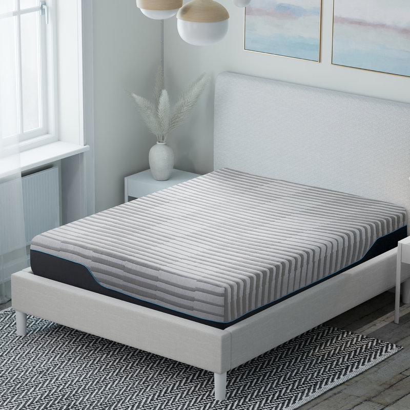 Bodipedic Support Gel Memory Foam Mattress-in-a-Box, King, 10