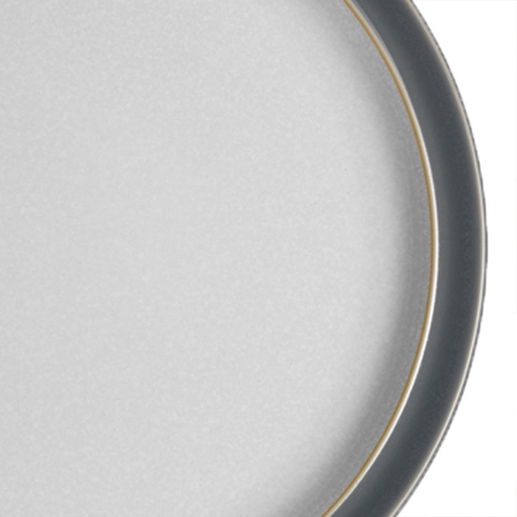 Elements Medium Plate, Fossil Gray