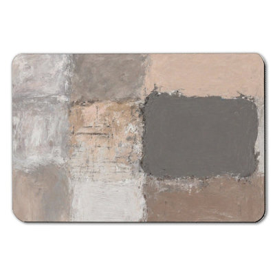 Tapis de bain minimaliste abstrait minimaliste, 16 x 24 po