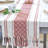 Boho Cotton Woven Table Runner With Tassels-71258760-71258801