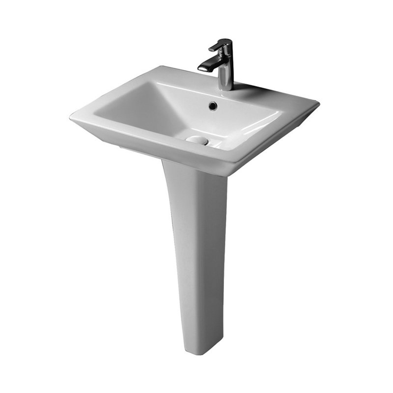 Barclay Opulence 18.5'' White Vitreous China Rectangular Bathroom Sink with Overflow, Single