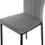 Chaise parsons capitonnée en velours-2024257697