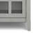 Acadian 36"W Solid Wood Transitional Entryway Storage Cabinet with Drawers, Glass Doors and Adjustable Shelves-2021736296