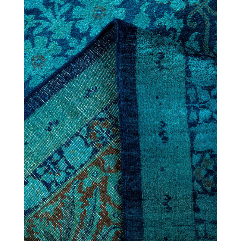 Yudit One-of-a-Kind 9' 2" X 11' 10" Hand Knotted Area Rug