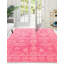 Tapis rose en laine touffeté à la main Daaniyal-28666554