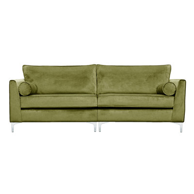 Giancarlo 4 Seater Velvet Sofa