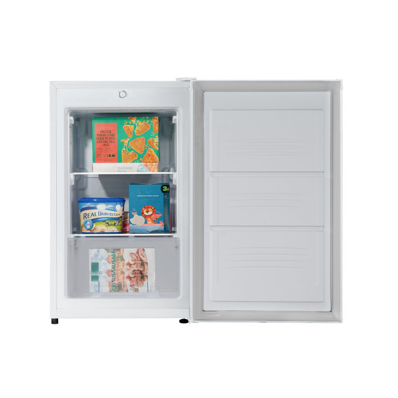 Frigidaire Réfrigérateur-congélateur convertible 2 pi en 1 avec tablettes en verre, conception encastrée, blanc