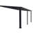 Feria  20'Wx12'D Manual Slope Patio Awning In Black