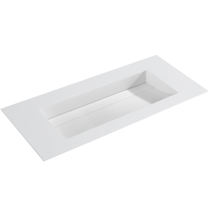 Ebern Designs 120mm L x 52mm W Natural Stone Rectangular Sink