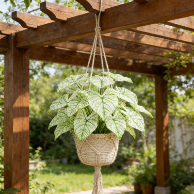 27 Inch Artificial White Lotus Potted Plant, Simulated Indoor Greenery, Comes with Plastic Planter, Great for Home Office, Living Room, Balcony, Porch or Outdoor Decoration