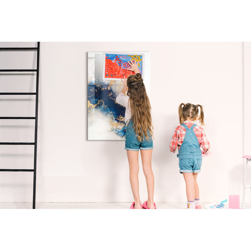 Magnetic Glass Photo Memo Board