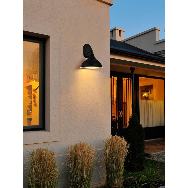 Elian Outdoor Wall sconce in Black