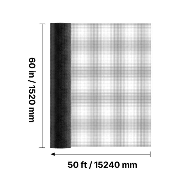Grillage métallique (60 po x 50 pi)